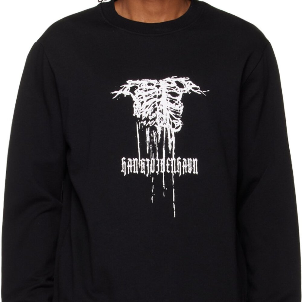Han Kjobenhavn Black Printed Sweatshirt